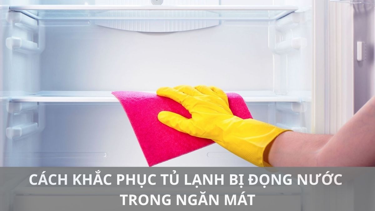 Cách khắc phục tủ lạnh bị đọng nước trong ngăn mát nhanh chóng tại nhà